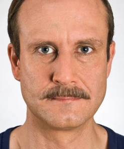 Kryolan Hand Knotted Moustache - Classic Blonde