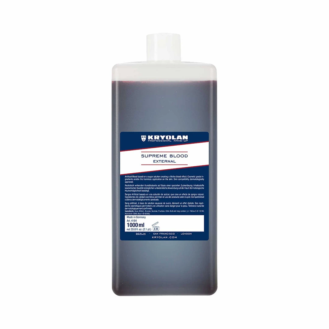 Artificial Bloods Kryolan Supreme Blood - External Use 8 Artificial Bloods Kryolan Supreme Blood - External Use