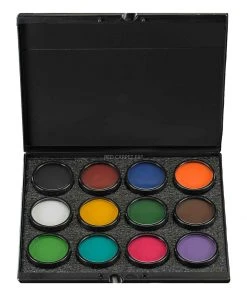 Mehron Paradise AQ Body Paint 12 Colour Pro Palette