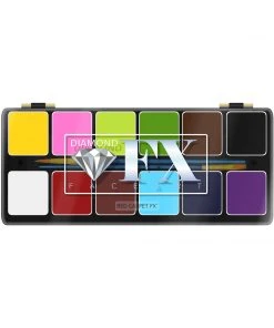 Diamond FX Face & Body Paint Essential 12 Colour Palette