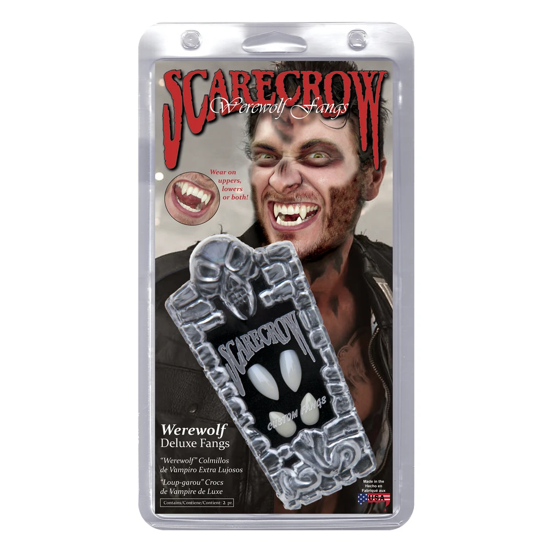 Teeth & Fangs Scarecrow Custom Werewolf Deluxe Fangs 3 Teeth & Fangs Scarecrow Custom Werewolf Deluxe Fangs