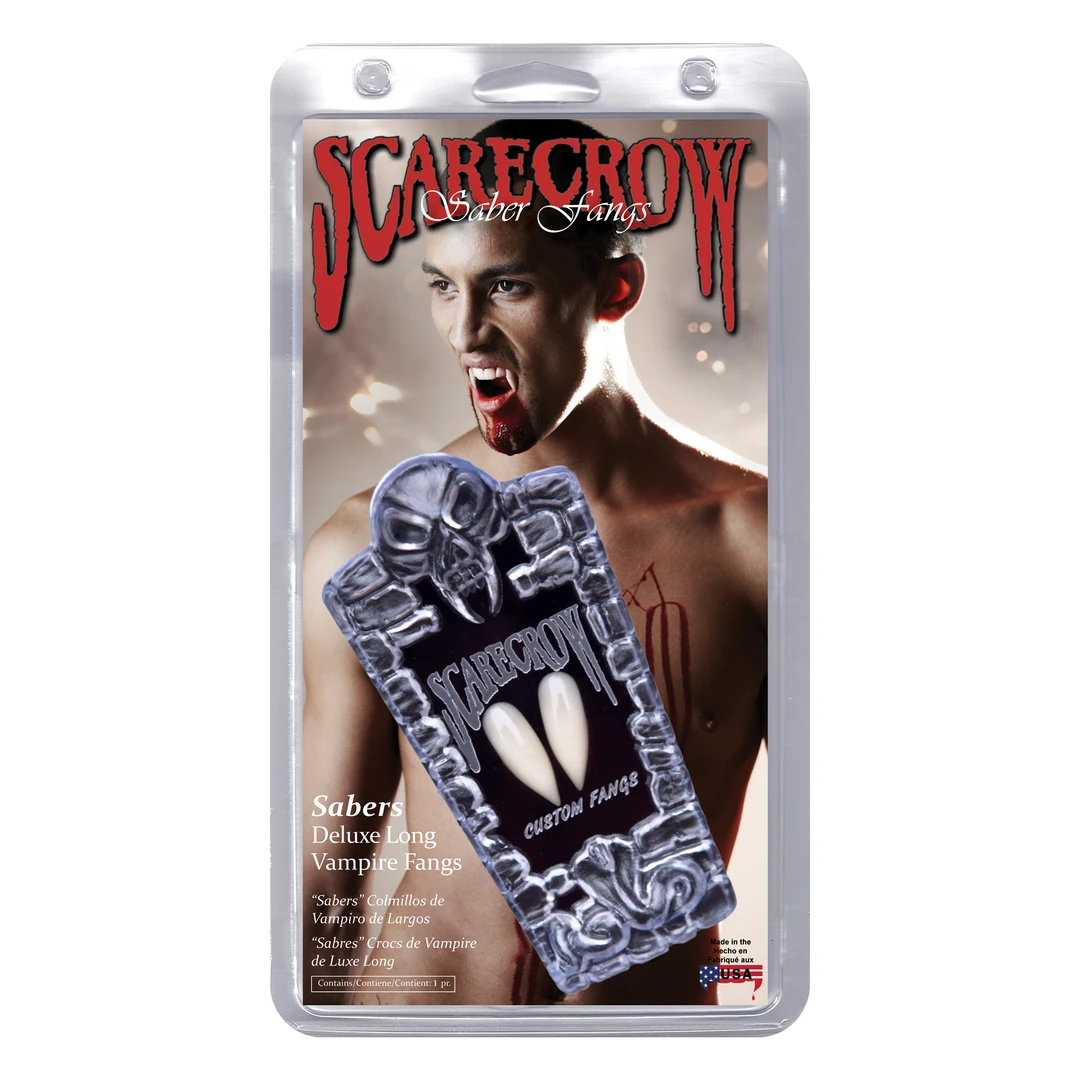 Scarecrow Custom Deluxe Long Saber Fangs Teeth & Fangs 3 Scarecrow Custom Deluxe Long Saber Fangs Teeth & Fangs