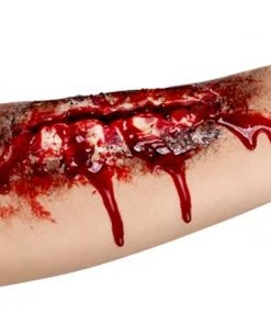 Smiffy's Prosthetics Make-up FX Prosthetic Open Wound Scar