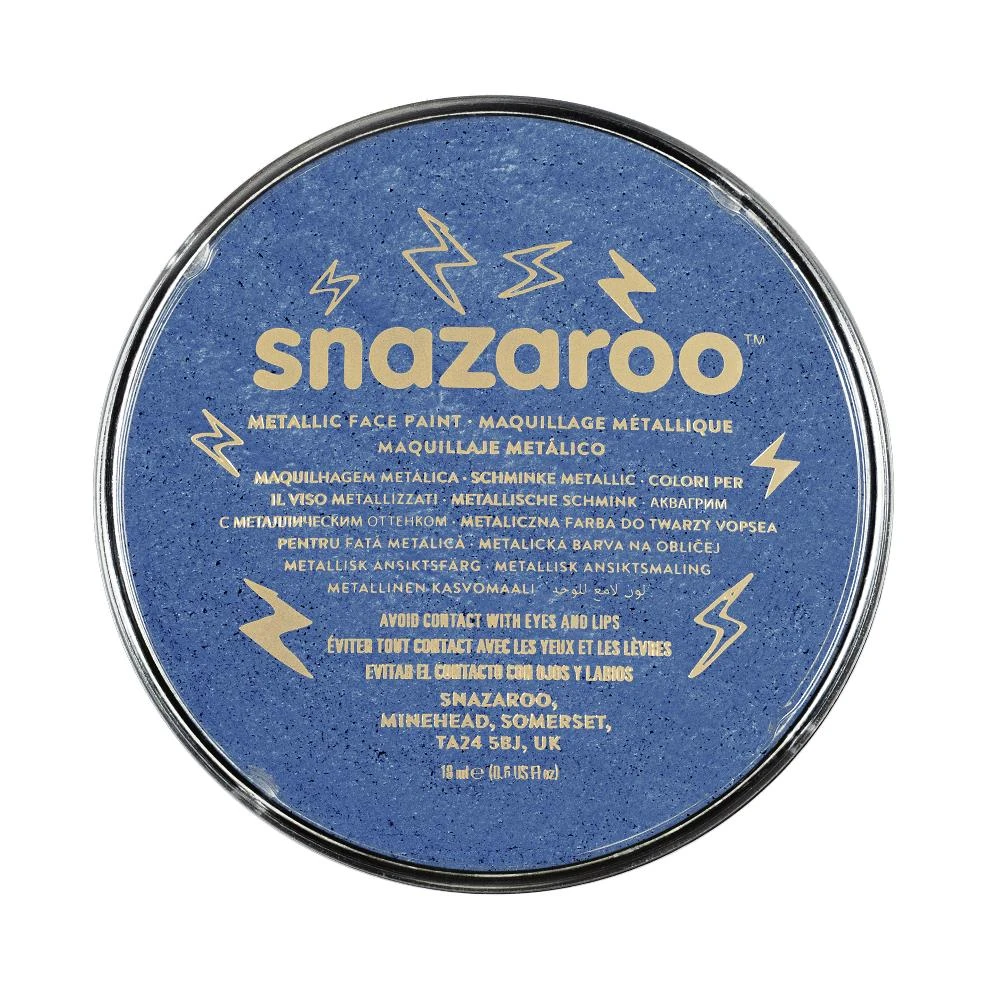 Snazaroo Face & Body Paint - Metallic Colours Water Based 4 Snazaroo Face & Body Paint - Metallic Colours Water Based