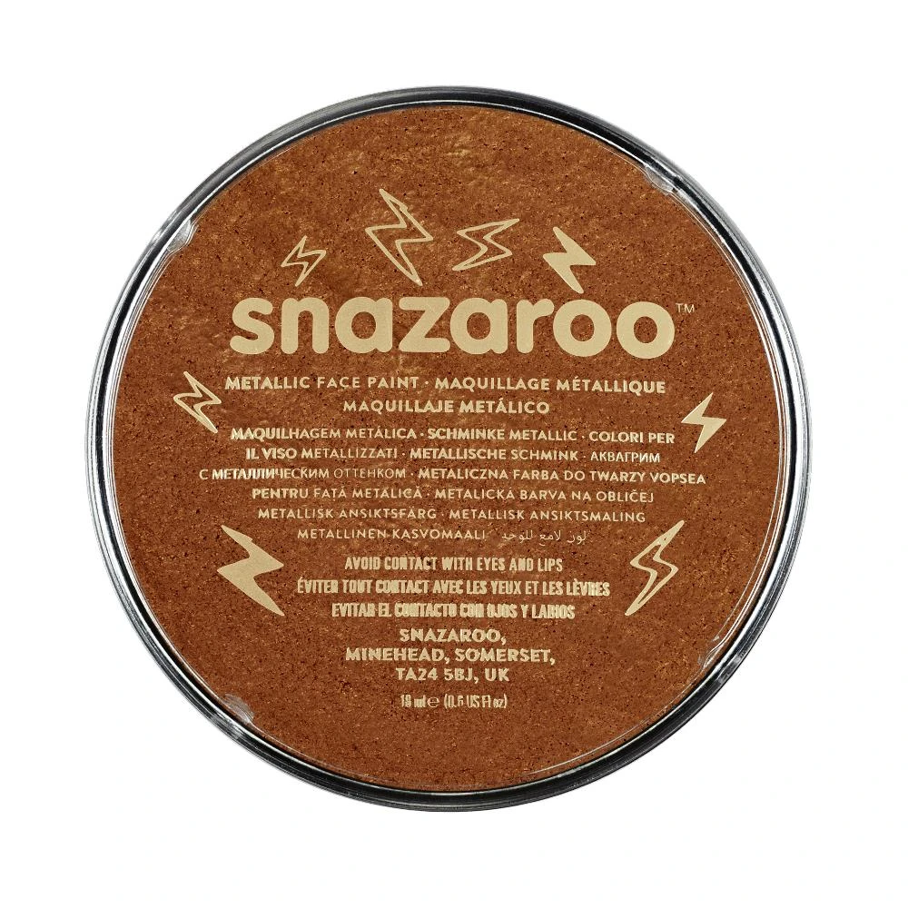 Snazaroo Face & Body Paint - Metallic Colours Water Based 5 Snazaroo Face & Body Paint - Metallic Colours Water Based