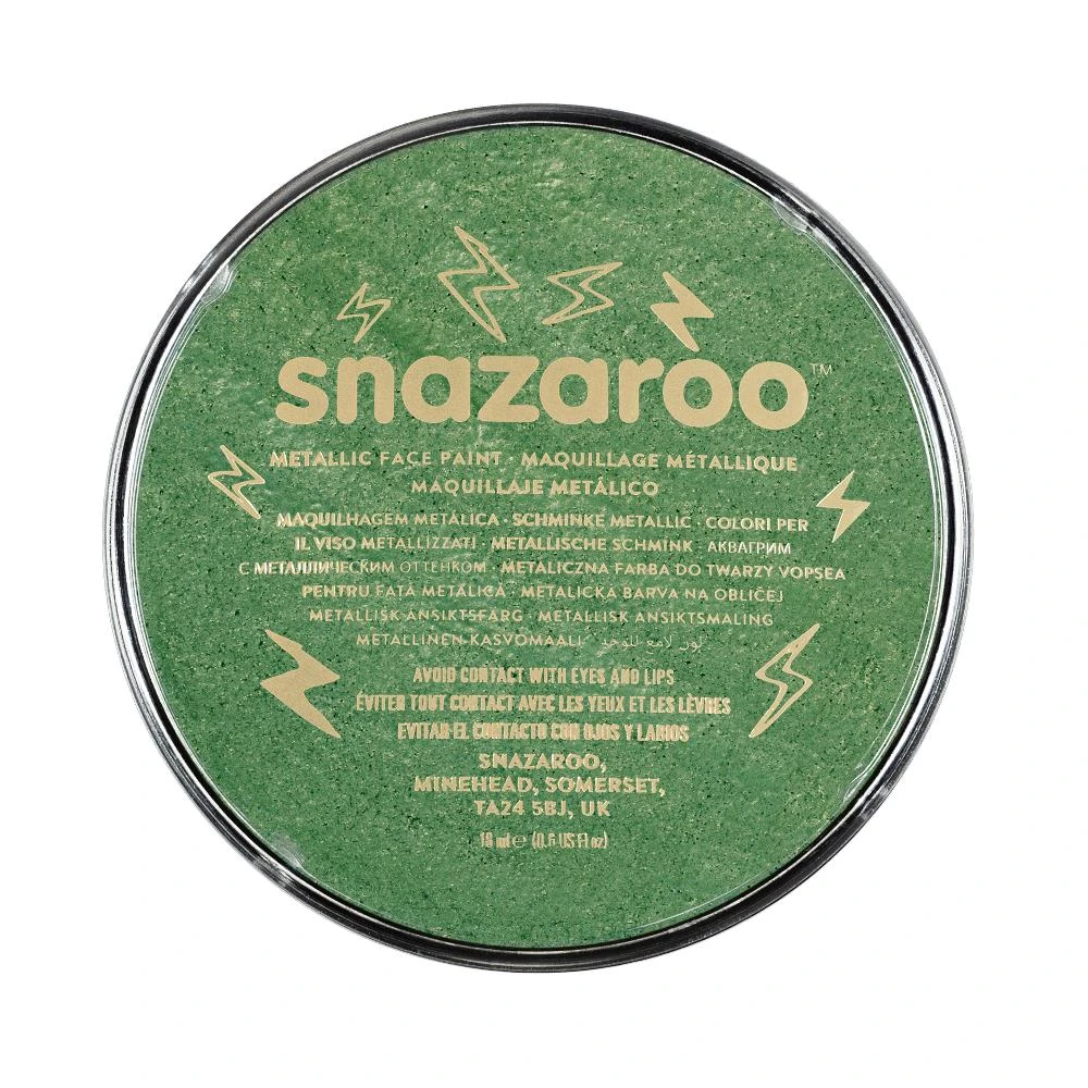 Snazaroo Face & Body Paint - Metallic Colours Water Based 6 Snazaroo Face & Body Paint - Metallic Colours Water Based
