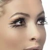 Smiffy's Fever False Top & Bottom Eyelashes - Angled Black With Gems False Eyelashes