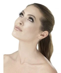 Smiffy's Fever False Eyelashes - Black Flutter