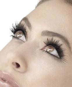 Smiffy's Fever False Eyelashes - Black Flutter