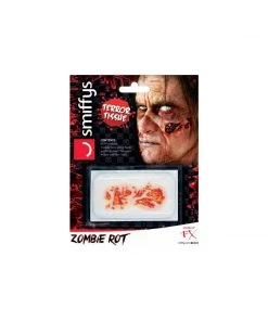 Smiffy's Make-up FX Hyper-Realistic Water Transfer Wound - Zombie Rot Prosthetics
