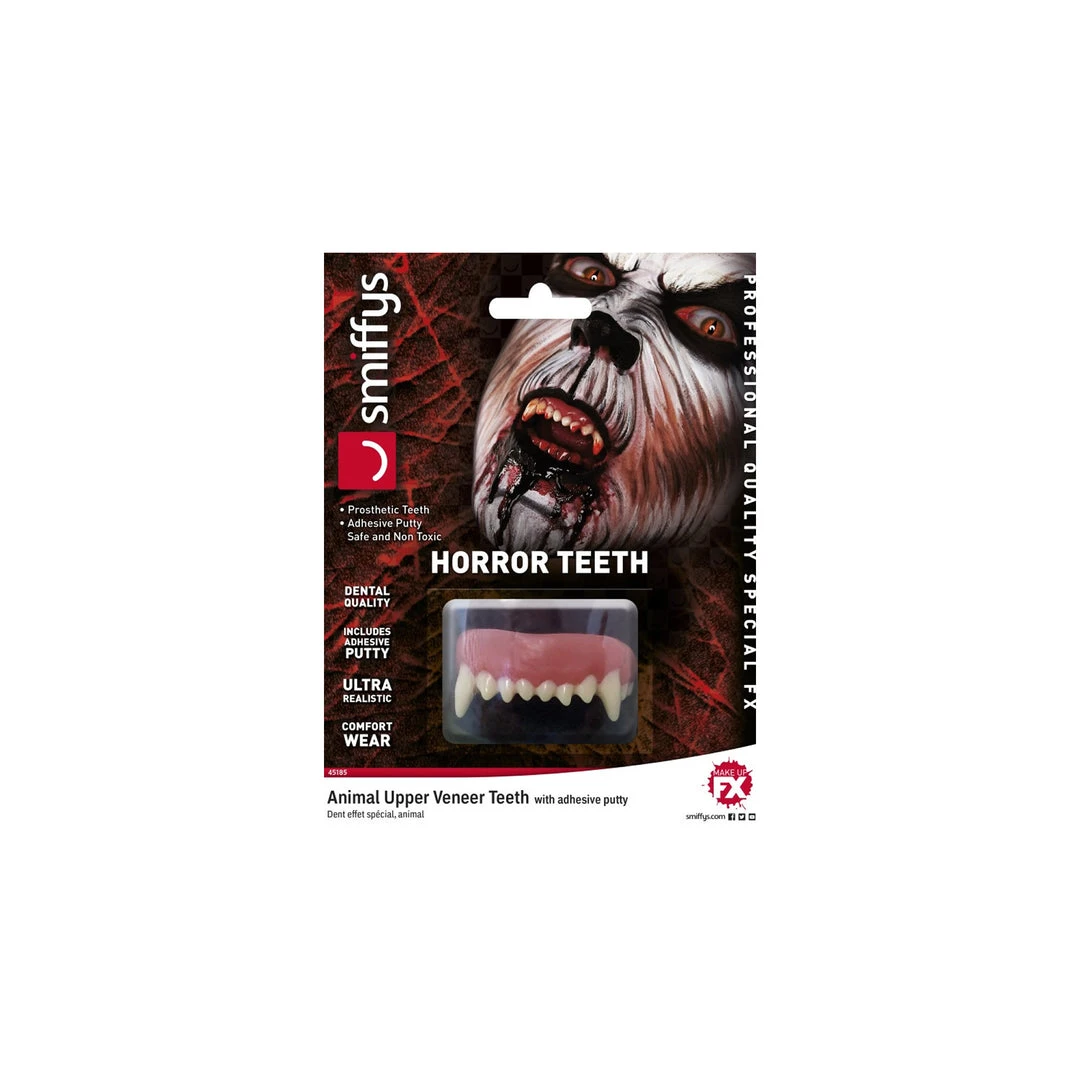 Smiffy's Make-up FX Prosthetic Animal Horror Teeth Teeth & Fangs 3 Smiffy's Make-up FX Prosthetic Animal Horror Teeth Teeth & Fangs