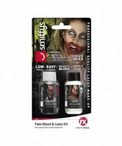 Smiffy's Smiffys Fake Blood & Liquid Latex Set Artificial Bloods