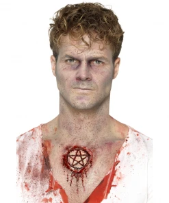 Smiffy's Make-up FX Latex Pentagram Scar Prosthetic Prosthetics