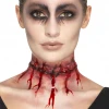Smiffy's Make-up FX Stitched Neck Scar - Latex Prosthetic Prosthetics