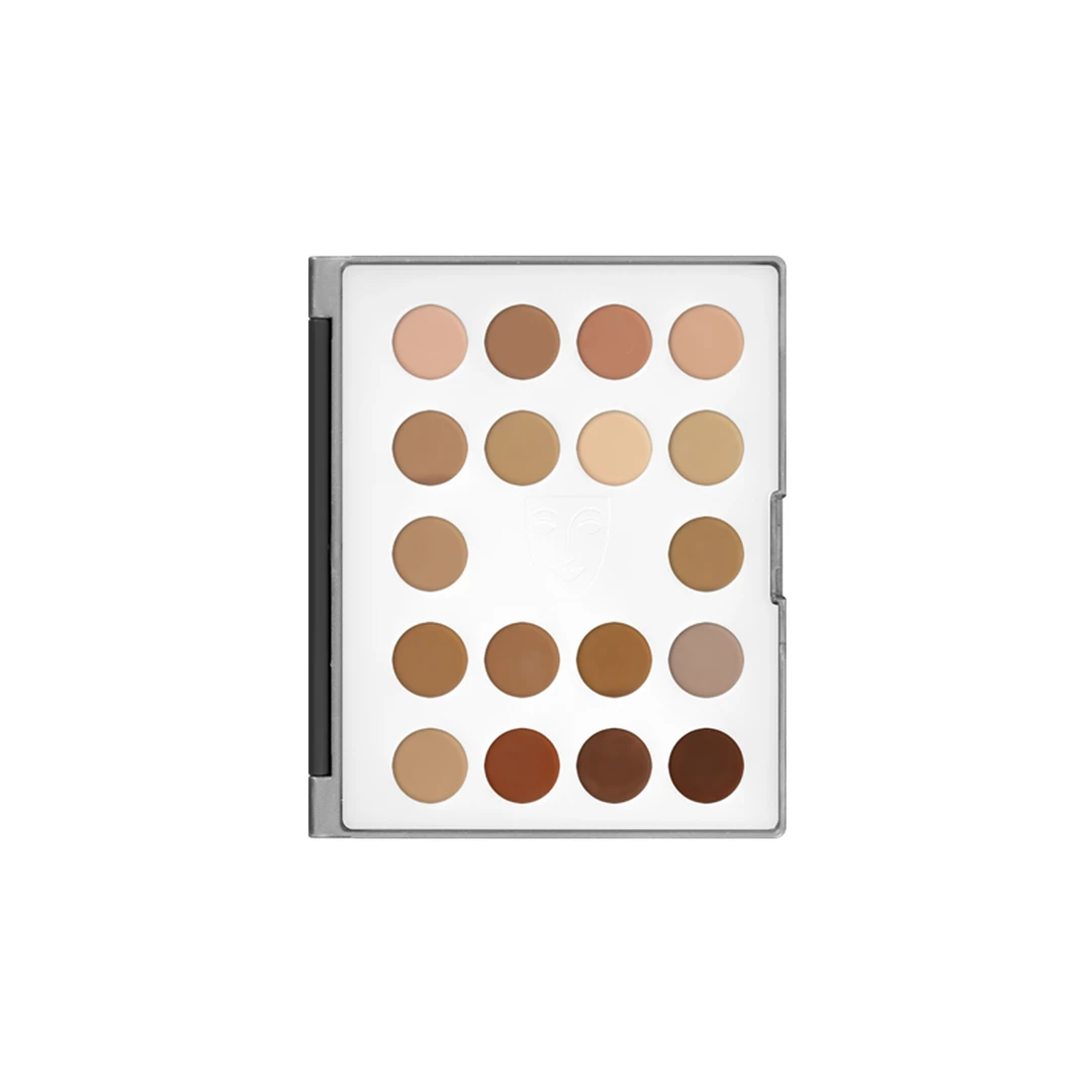 Kryolan HD Cream Micro Foundation Mini Palette - No. 4 3 Kryolan HD Cream Micro Foundation Mini Palette - No. 4