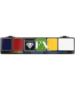 Diamond FX Face & Body Paint Essential 6 Colour Mini Palette