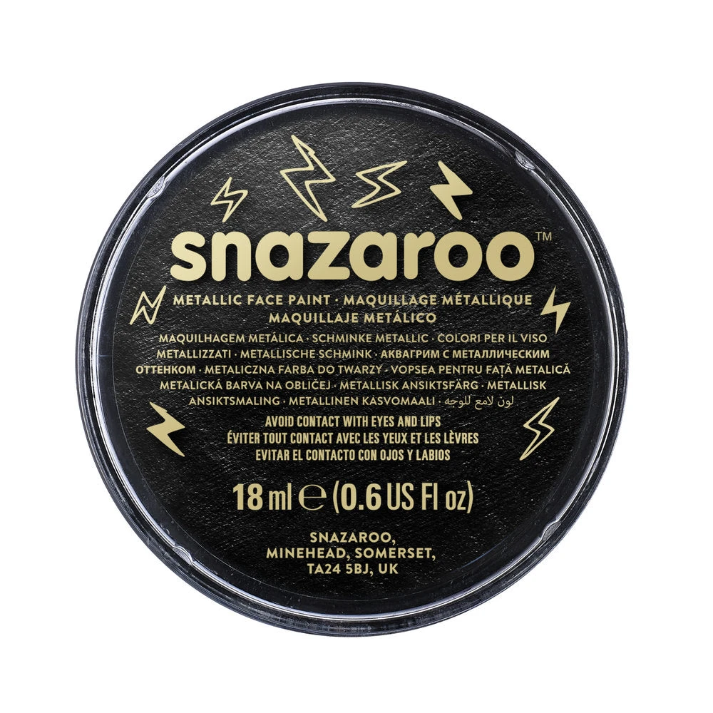 Snazaroo Face & Body Paint - Metallic Colours Water Based 10 Snazaroo Face & Body Paint - Metallic Colours Water Based