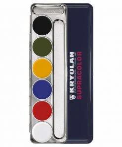 Kryolan SUPRACOLOR 6 Palette - Face & Body Paint - A