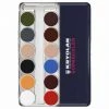 Kryolan SUPRACOLOR 12 Palette - Face & Body Paint - B FX Colour Palettes
