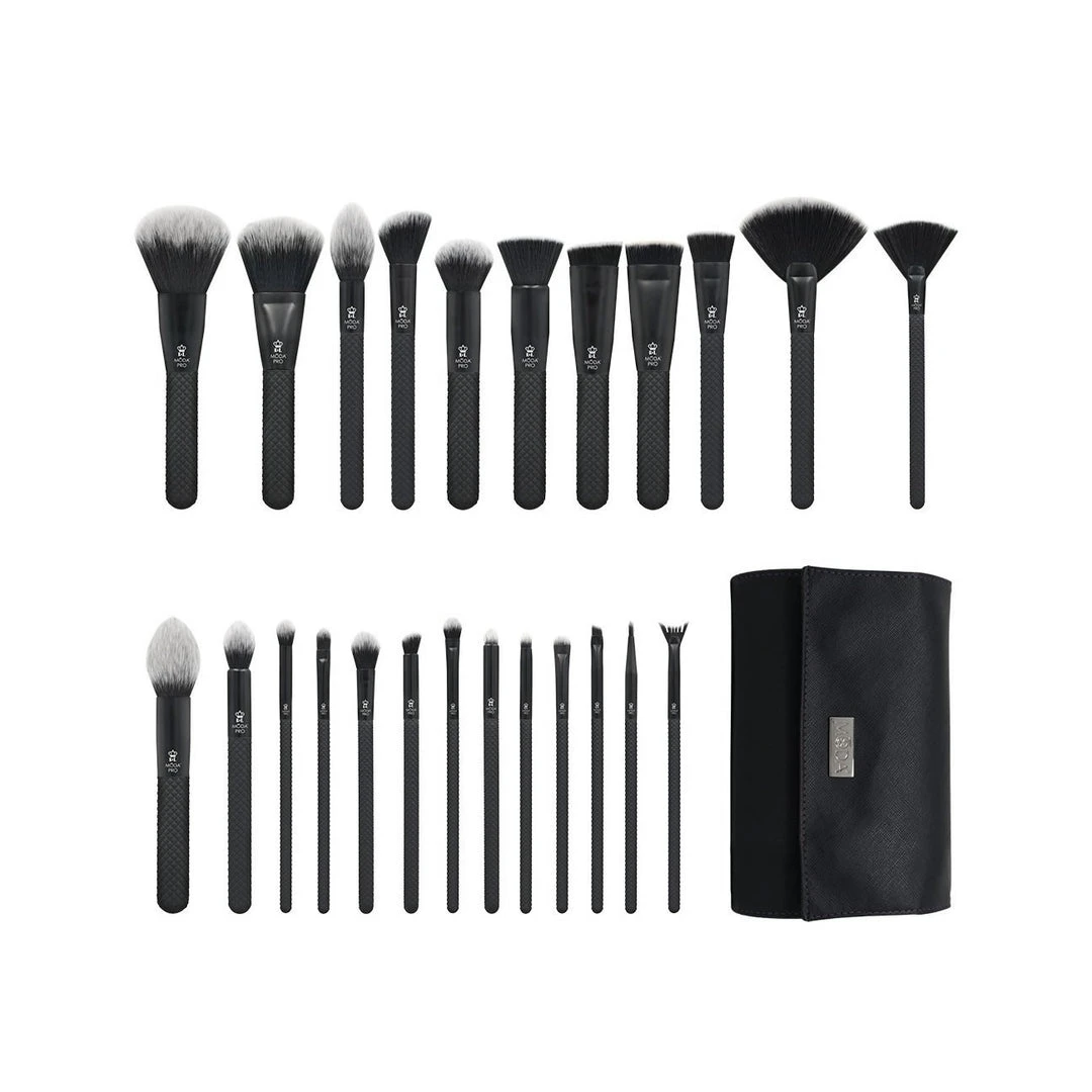 Royal & Langnickel MODA Pro 25pc Full Face Wrap Kit Brush Sets 5 Royal & Langnickel MODA Pro 25pc Full Face Wrap Kit Brush Sets