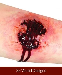 Monster FX Silicone Prosthetic - Classic Zombie Bite 3 Set