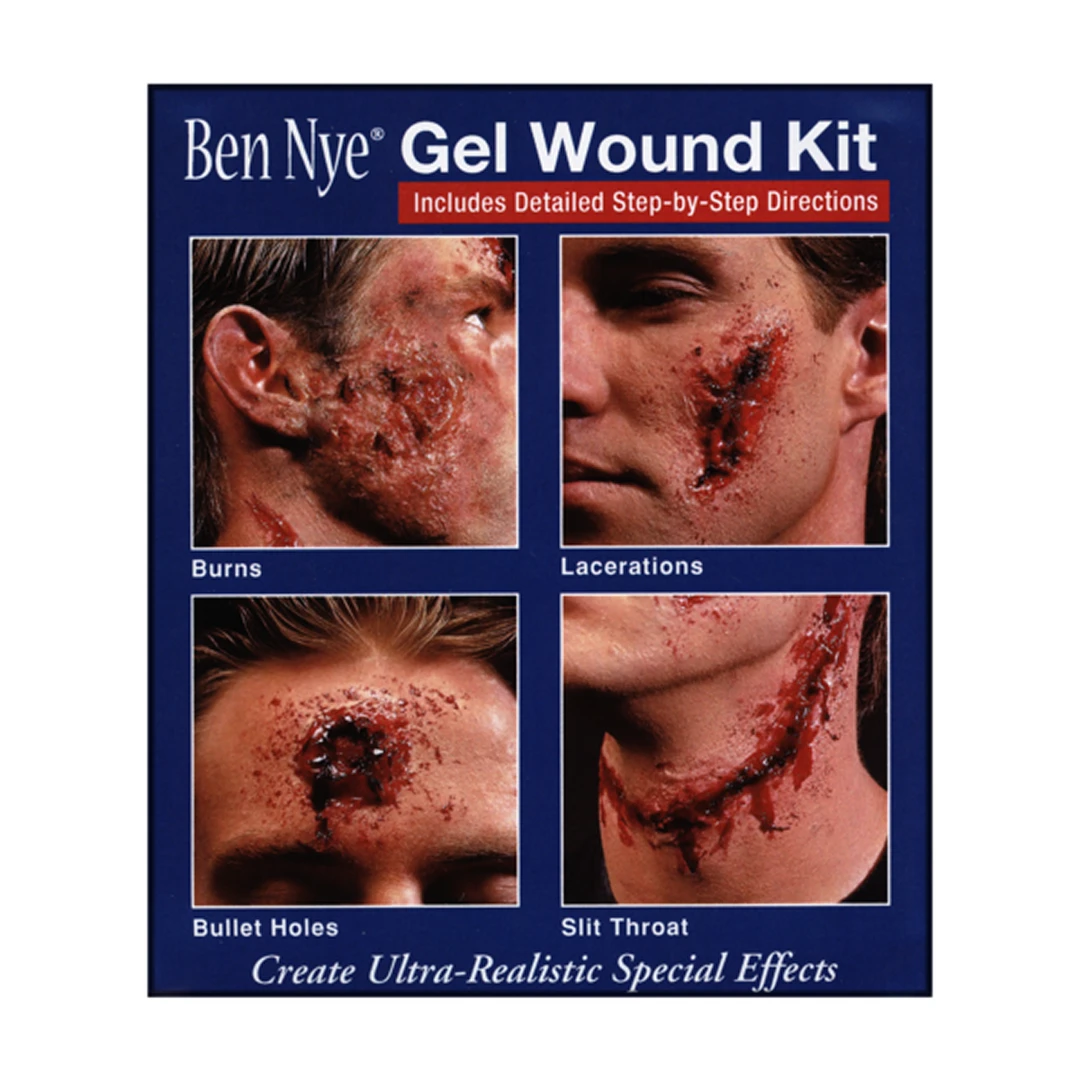 Gelatine & Foam Ben Nye Gel Wound Kit - Pro Gelatine Set 5 Gelatine & Foam Ben Nye Gel Wound Kit - Pro Gelatine Set