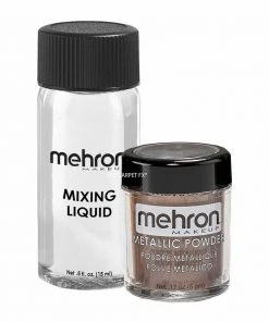 Liquid & Cream Mehron Metallic Powder With Mixing Liquid