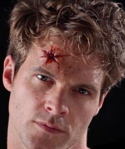 Smiffy's Make-up FX Hyper-Realistic Water Transfer Wound - Bullet Hole