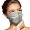 Pebbles Of Leeds Pebbles Handmade Pleated Cotton Face Mask - Classic Grey Floral Face Masks