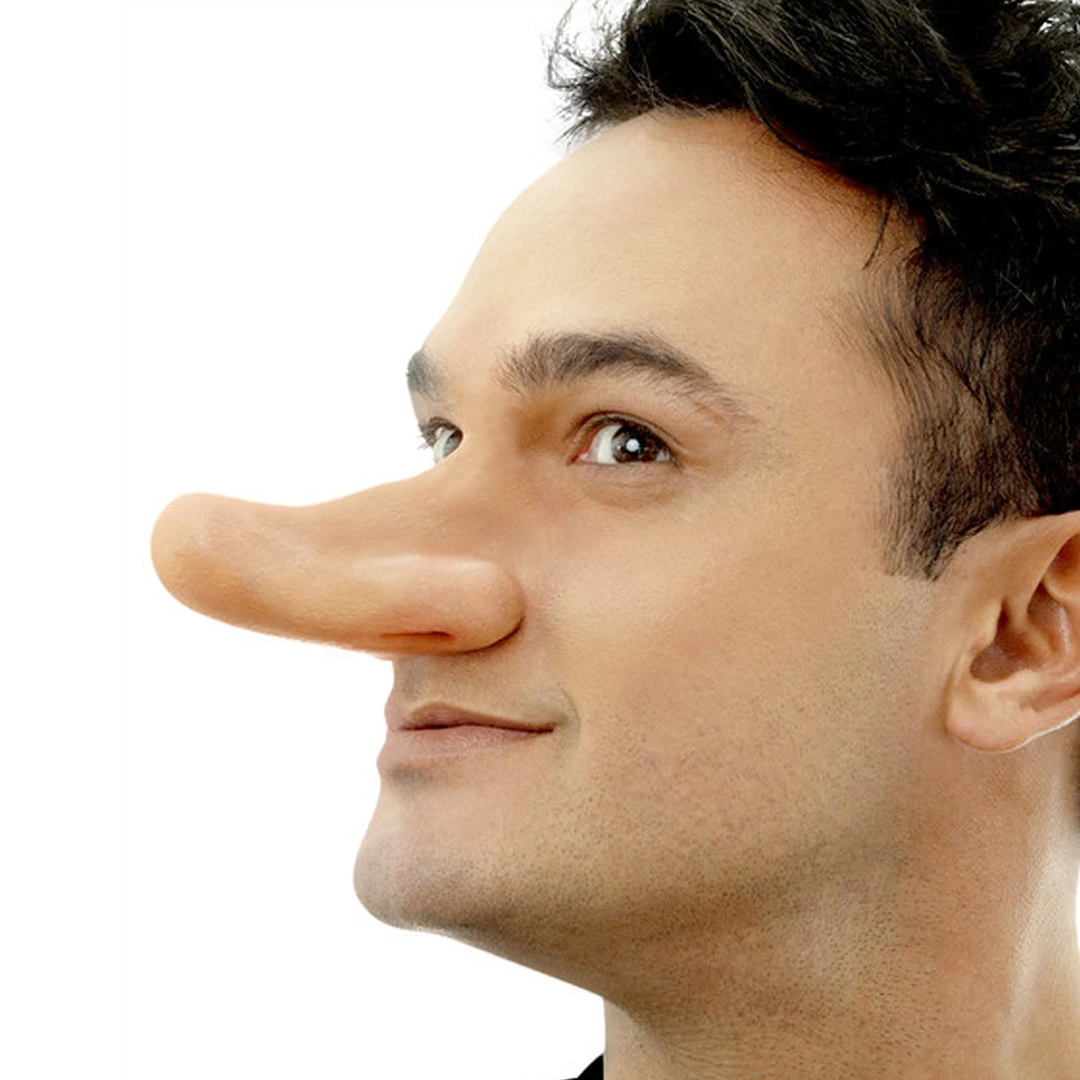 Prosthetics Woochie Latex Prosthetic Cyrano Nose 3 Prosthetics Woochie Latex Prosthetic Cyrano Nose