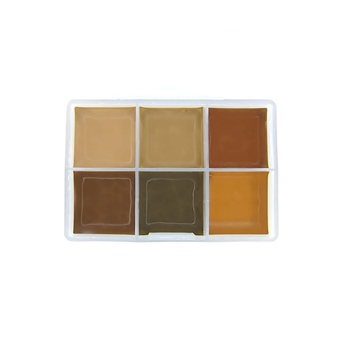 Alcohol Activated Make-up Ripper FX Alcohol Pocket Mini Palette - Dark Flesh 3 Alcohol Activated Make-up Ripper FX Alcohol Pocket Mini Palette - Dark Flesh