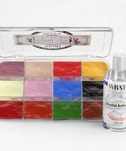 WRATH AA WRATH Alcohol Activated Make-up 12 Palette With Activator - Exposure FX Colour Palettes
