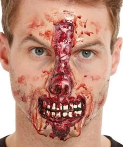 Smiffy's Make-up FX Exposed Nose & Mouth - Latex Prosthetic