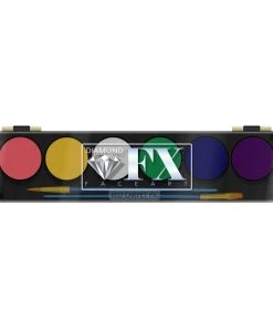 Diamond FX Face & Body Paint Metallic 6 Colour Palette
