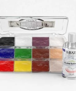 WRATH AA FX Colour Palettes WRATH Alcohol Activated Make-up 12 Palette With Activator - FX-Tones