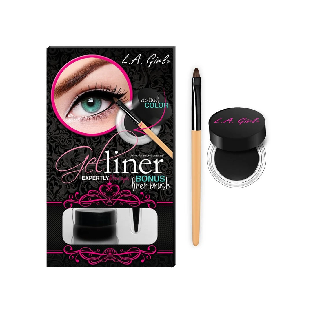 L.A. Girl Gel Liner - Very Black Eyeliner 4 L.A. Girl Gel Liner - Very Black Eyeliner