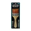 Royal & Langnickel Gold Taklon 3 Piece Large Flat Brush Set