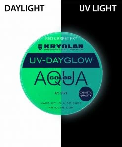 Kryolan AQUACOLOR UV-Dayglow - Water Based Face & Body Paint 12 Kryolan AQUACOLOR UV-Dayglow - Water Based Face & Body Paint
