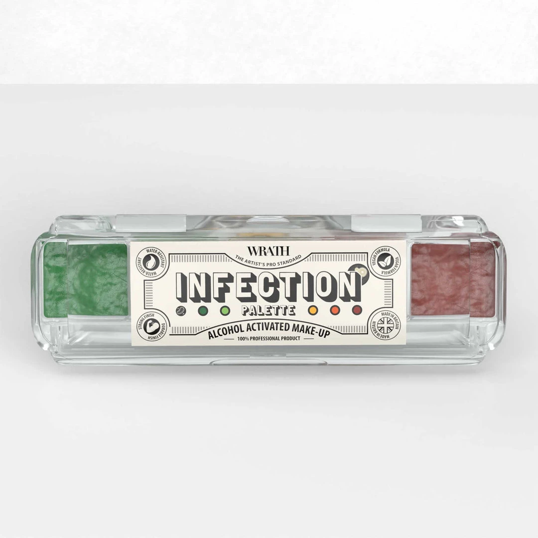 WRATH AA WRATH Alcohol Activated Make-up 5 Palette - Infection FX Colour Palettes 4 WRATH AA WRATH Alcohol Activated Make-up 5 Palette - Infection FX Colour Palettes