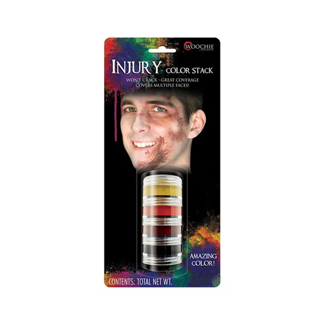 Woochie Cream Make-up Stack - Injury 3 Woochie Cream Make-up Stack - Injury