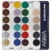 Kryolan AQUACOLOR 24 Palette - Face & Body Paint - K