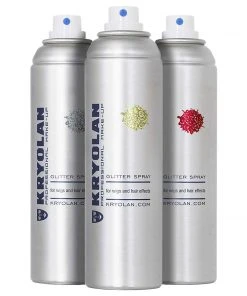 Kryolan Pro Glitter Spray - For Hair & Wigs Hair Colourants & Sprays