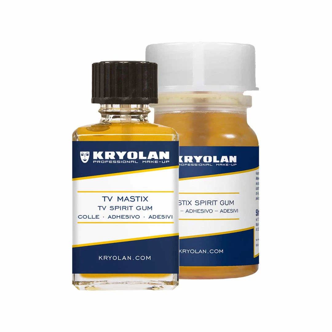 Kryolan TV Mastix - Spirit Gum Adhesive Adhesives 3 Kryolan TV Mastix - Spirit Gum Adhesive Adhesives