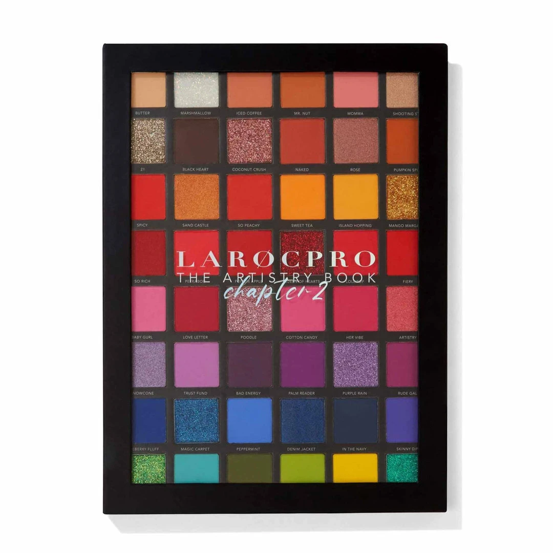 LaRoc Pro The Artistry Book Chapter 2 - Eyeshadow 48 Palette 4 LaRoc Pro The Artistry Book Chapter 2 - Eyeshadow 48 Palette