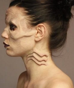 Prosthetics Monster FX Encapsulated Silicone Prosthetic - Large Neck Gills (Set 2)