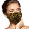 Pebbles Of Leeds Pebbles Handmade Pleated Cotton Face Mask - Leopard Face Masks