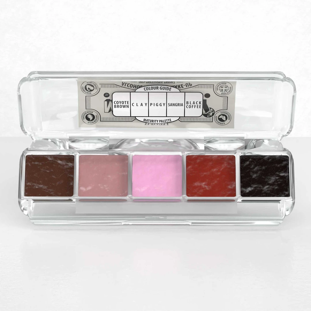 WRATH AA WRATH Alcohol Activated Make-up 5 Palette - Maturity 3 WRATH AA WRATH Alcohol Activated Make-up 5 Palette - Maturity