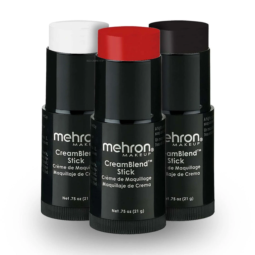 Greasepaint Mehron CreamBlend Sticks - High Pigment Grease Paint 3 Greasepaint Mehron CreamBlend Sticks - High Pigment Grease Paint