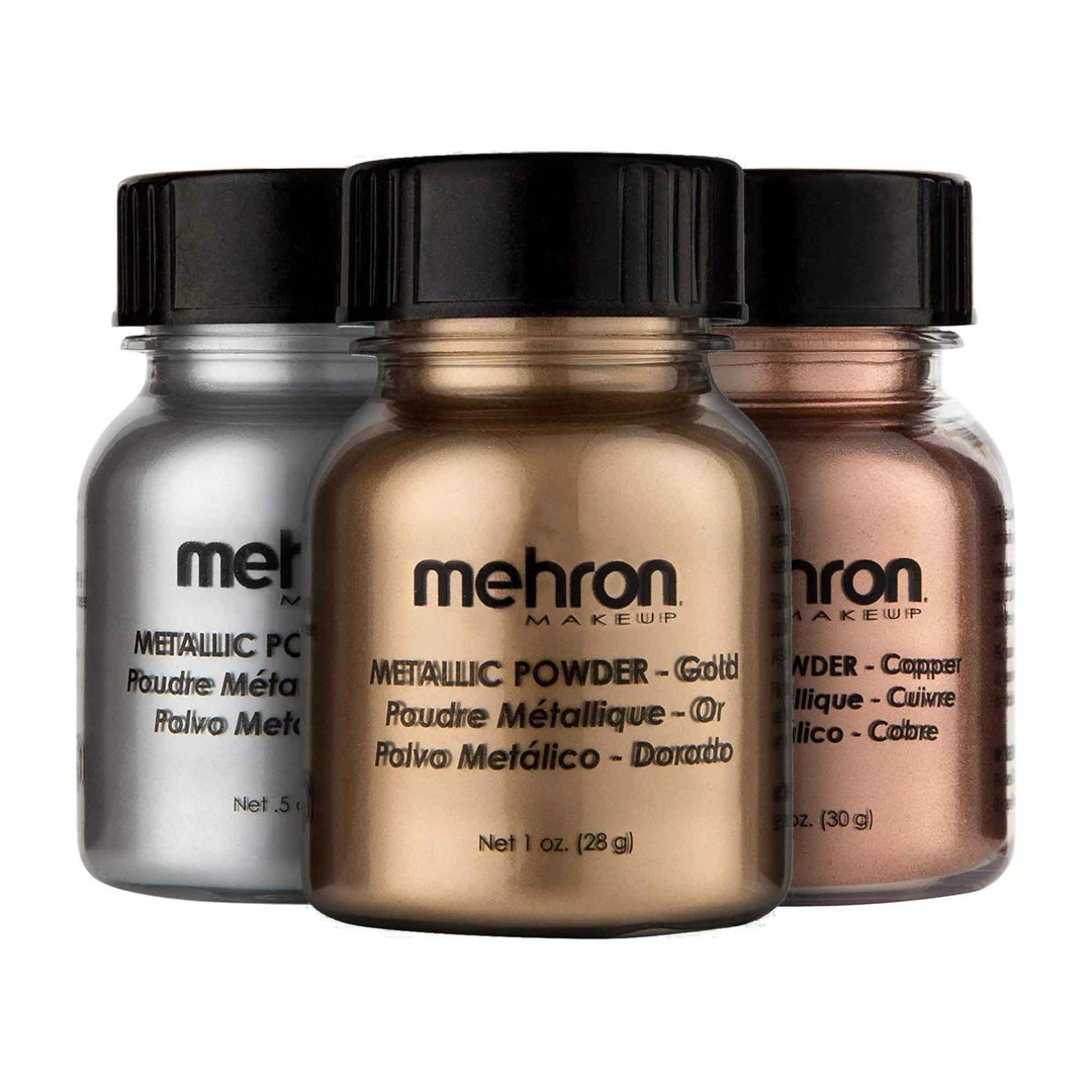 Mehron Metallic Powder - Loose Pigment Paint 3 Mehron Metallic Powder - Loose Pigment Paint