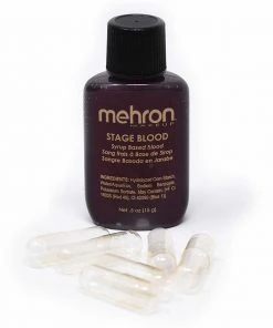 Artificial Bloods Mehron Stage Blood With Capsules